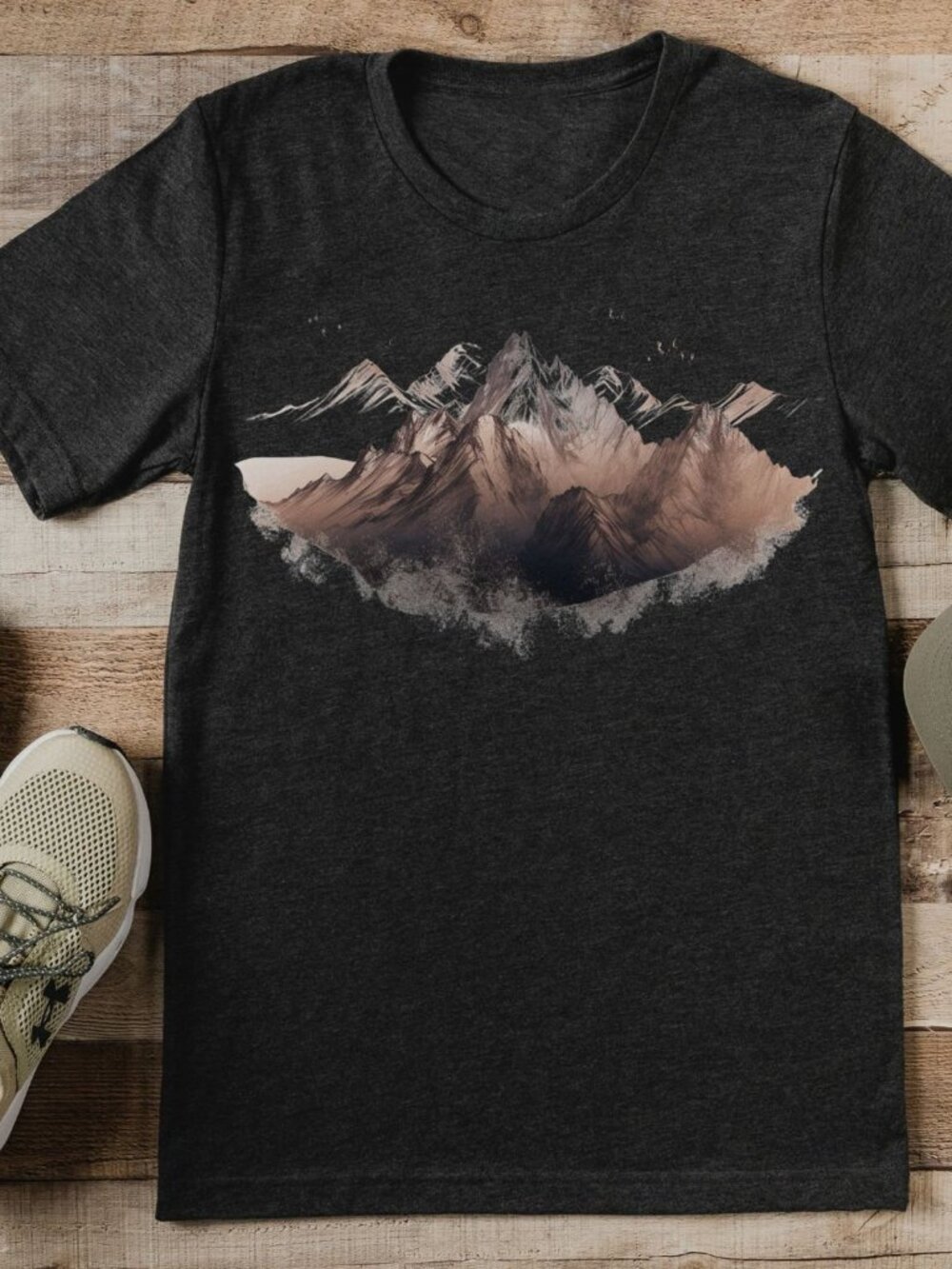 Mountain Freedom Graphic T-Shirt 🏔️🌲✨ | Camping & Off-Grid Nature Tee